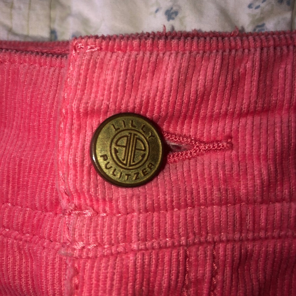 Lilly Pulitzer corduroy palm beach fit skirt pink - Picture 2 of 4
